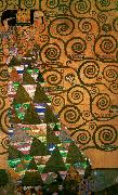 Gustav Klimt kartong for frisen i stoclet- palatset USA oil painting artist